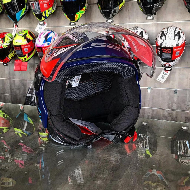 CAPACETE LS2 AIRFLOW TRIBAL LARANJA