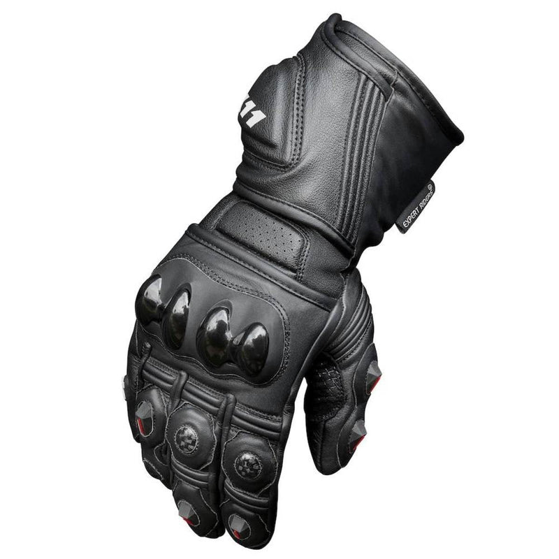 Luvas X11 Epic Full Leather (Couro Bovino) Longas Preta