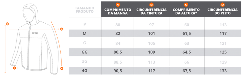 Jaqueta X11 Rain Casual Preto 100% Impermeável Original