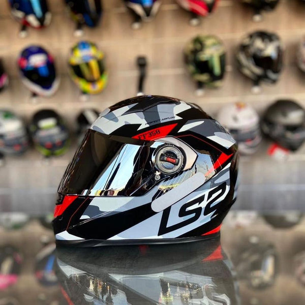 CAPACETE LS2 CLASSIC TANK VERMELHO