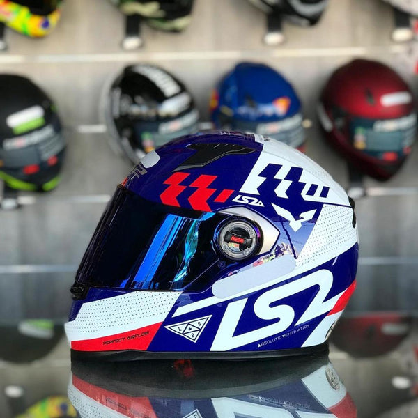 CAPACETE LS2 CLASSIC PODIUM AZUL