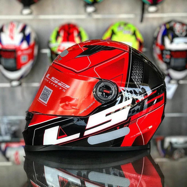 CAPACETE LS2 CLASSIC FF358 ULTRA RED