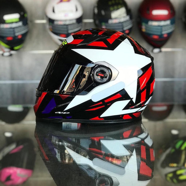 CAPACETE LS2 CLASSIC FF358 STARWAR VERMELHO