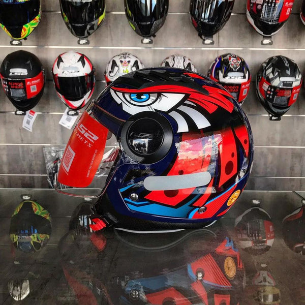 CAPACETE LS2 AIRFLOW TRIBAL LARANJA