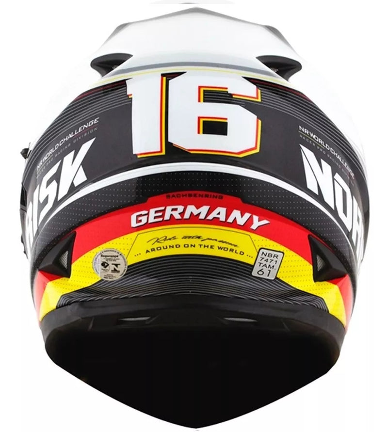 CAPACETE NORISK SOUL FF302 GRAN PRIX GERMANY