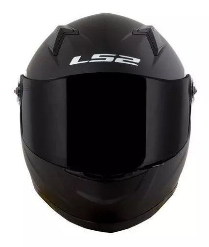 KIT 2 CAPACETE LS2 FF358 CLASSIC MONOCOLOR PRETO FOSCO