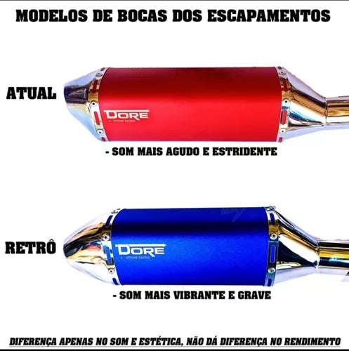 Escapamento Dore Original Alta Performance - APENAS HOJE!