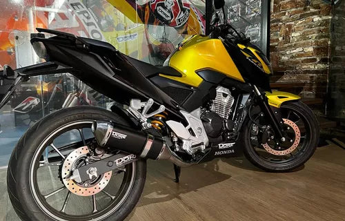 Escape Ponteira Dore + Curva Inox - Cb 300f Twister - Honda