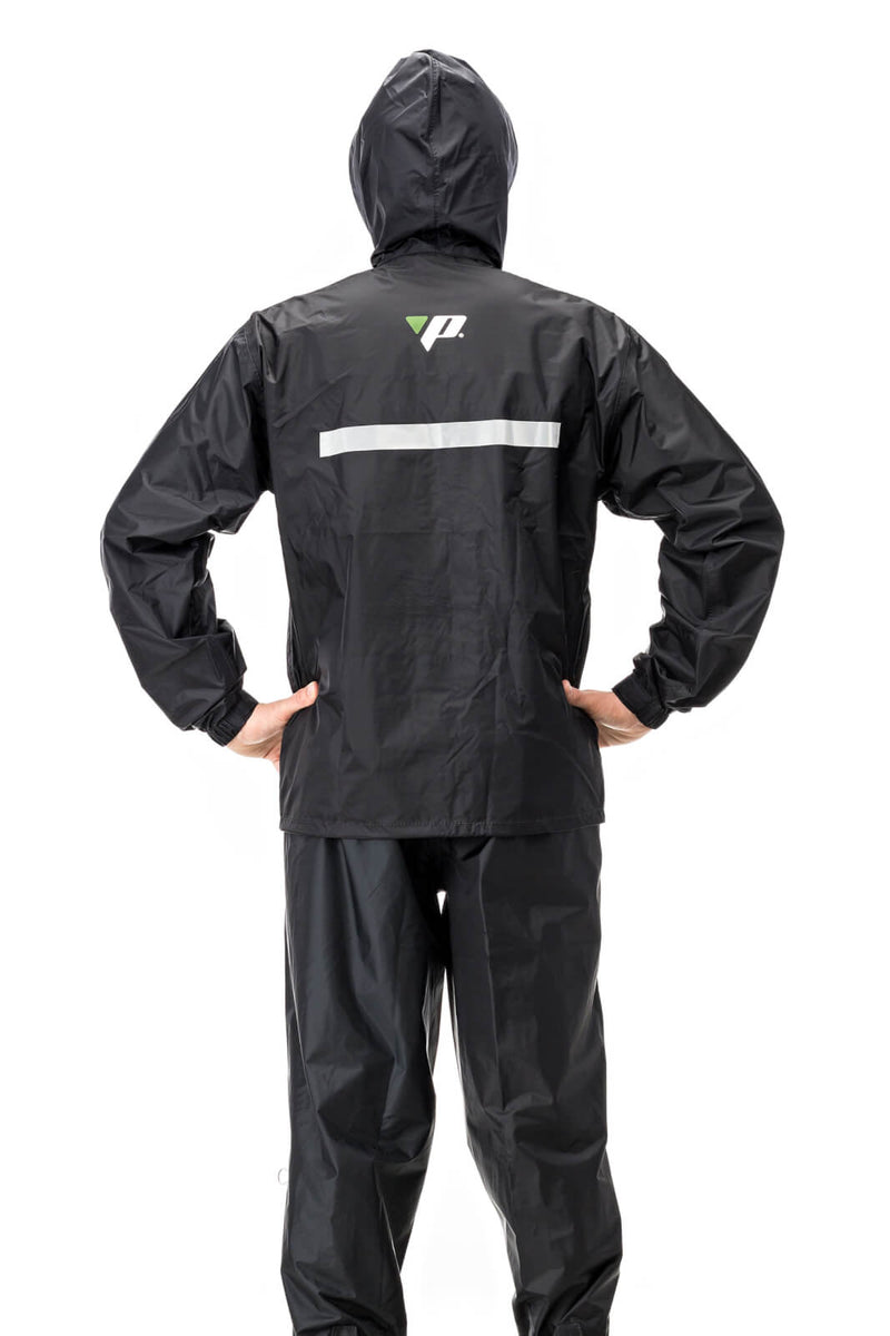 Capa Chuva Motoqueiro Capuz Nylon G + Bota 43/4 Pantaneiro