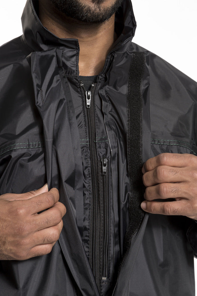 Capa Chuva Forro Gola Nylon Luxo GG + Bota 43/4 Pantaneiro