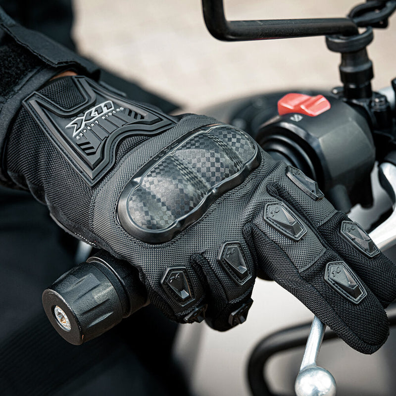 Luva X11 Motociclista Blackout 2 Masculina Preto Original