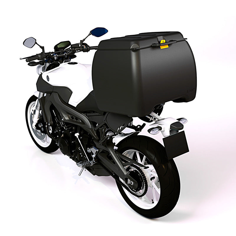 Baú Preto Icbras 100 Litros Para Motoboy com Exclusivo Design