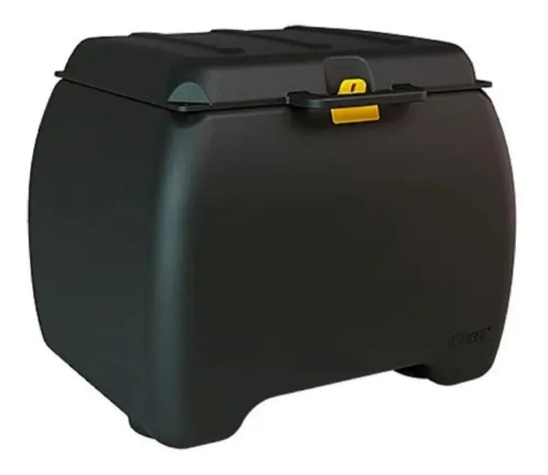Baú Motoboy Preto 100 litros com Suporte ICBRAS