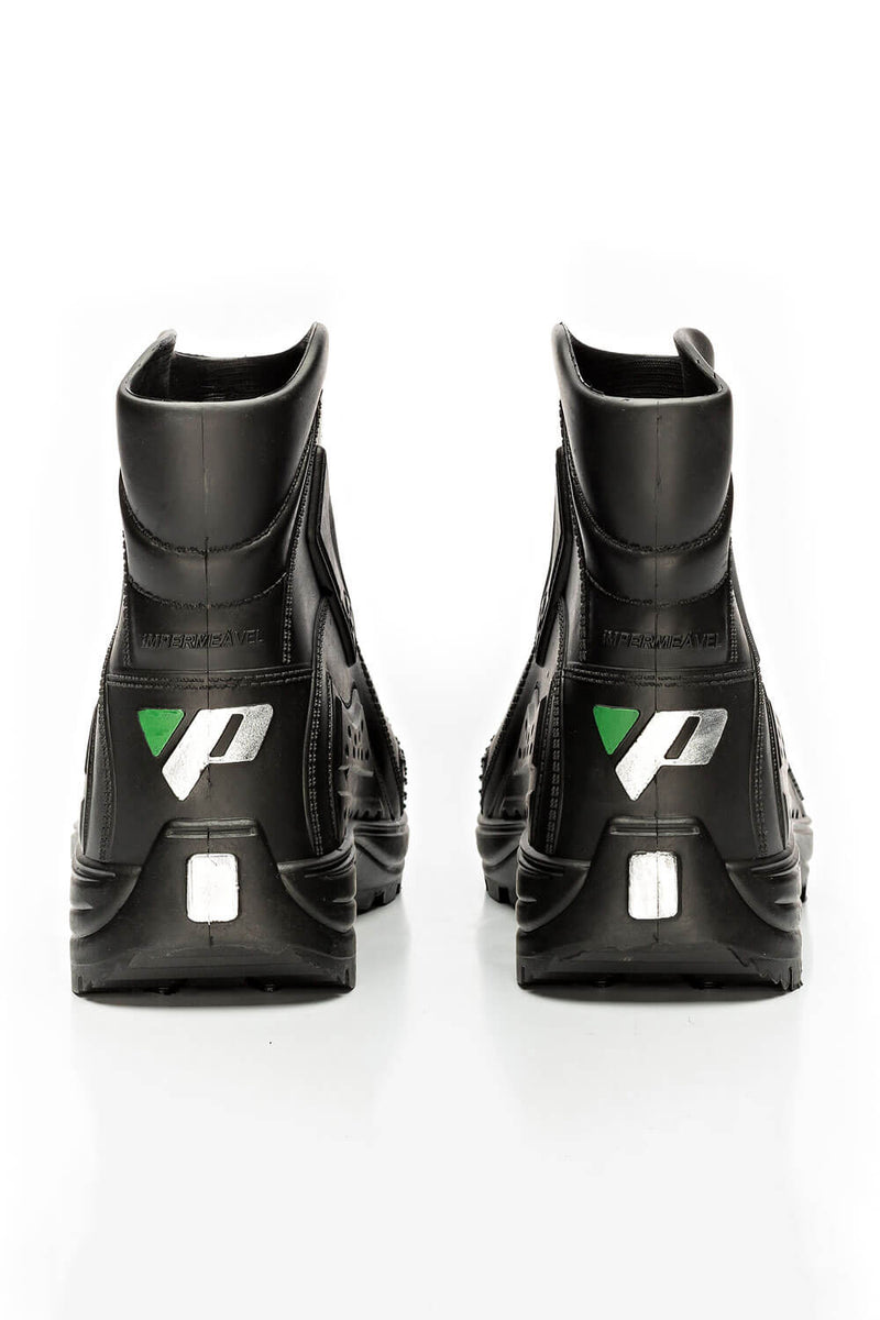 Bota de Chuva Impermeável Cano Curto Preto Pantaneiro