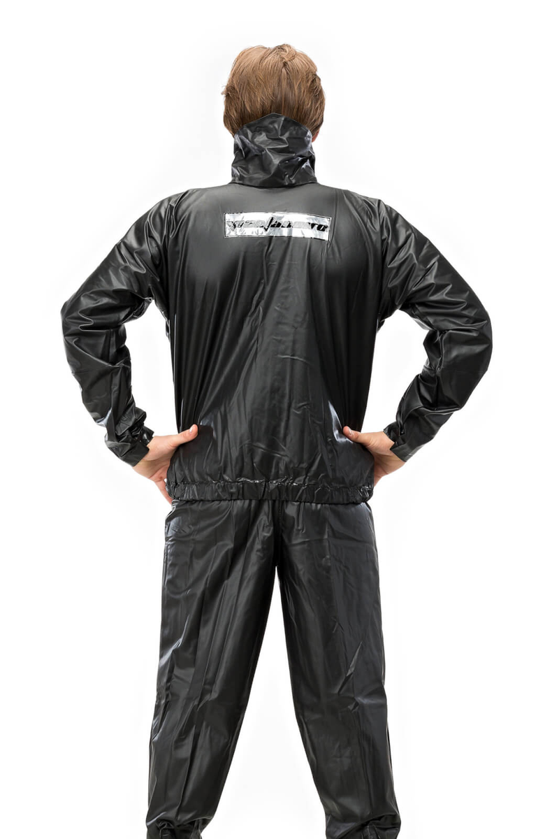 Capa Chuva Moto Com Gola PVC Impermeável
