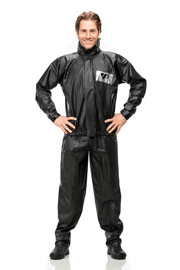 Capa Chuva Moto Com Gola PVC Impermeável