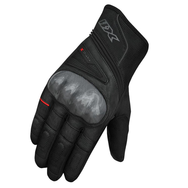 Luva X11 Motociclista  Tatic X Com Proteções Preta