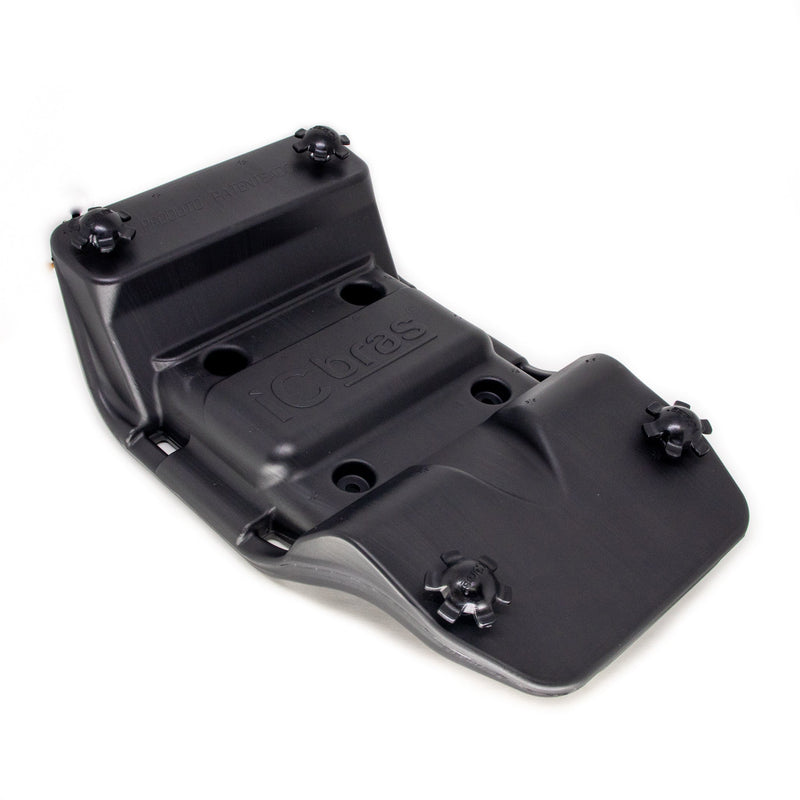 Baú Motoboy Preto 100 litros com Suporte ICBRAS