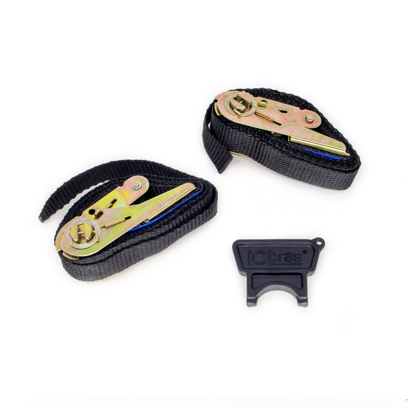 Kit Bauleto Moto Universal C/Tampa 65L+ Suporte Baú  Icbras