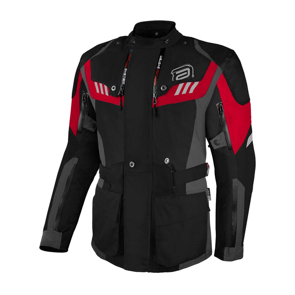 Jaqueta Asw  Pangea Impermeável  Cor Preto/Vermelho