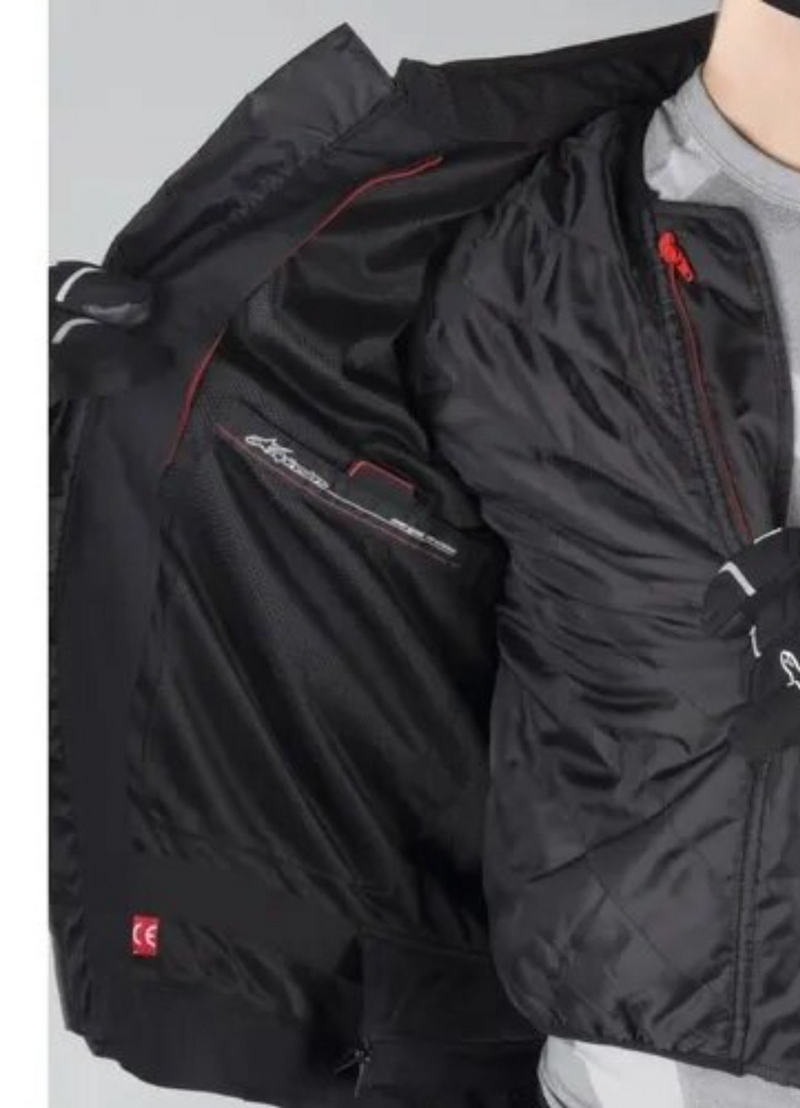 Jaqueta Alpinestars T Jaws V3 Wp Impermeável Preto Masculino