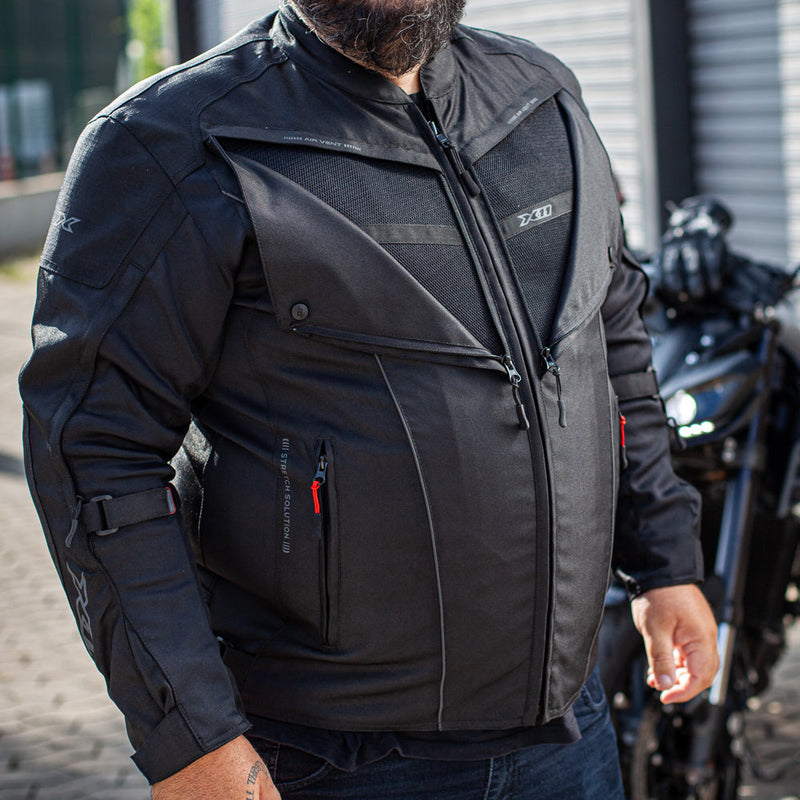 Jaqueta X11 Stretch Preto Masculina Impermeável Plus Size