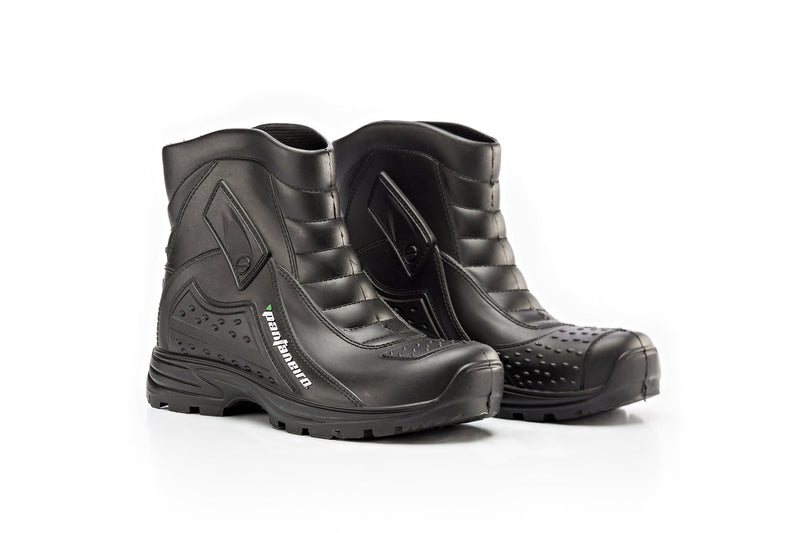 Bota de Chuva Impermeável Cano Curto Preto Pantaneiro