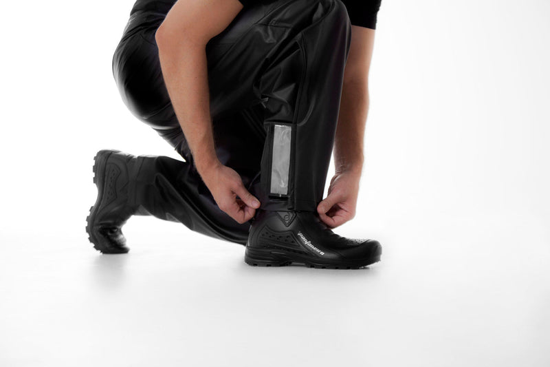 Capa Chuva Motoqueiro PVC Premium C/ Gola E Bolso Pantaneiro