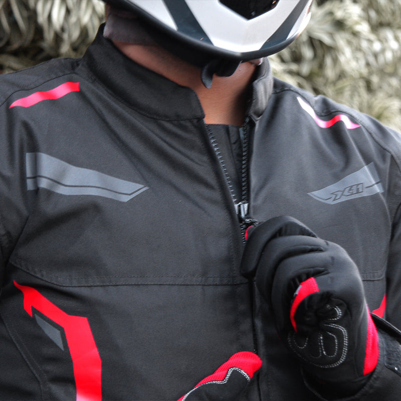 Jaqueta X11 One 2/Sport Impermeável Masculina Preto/Vermelho