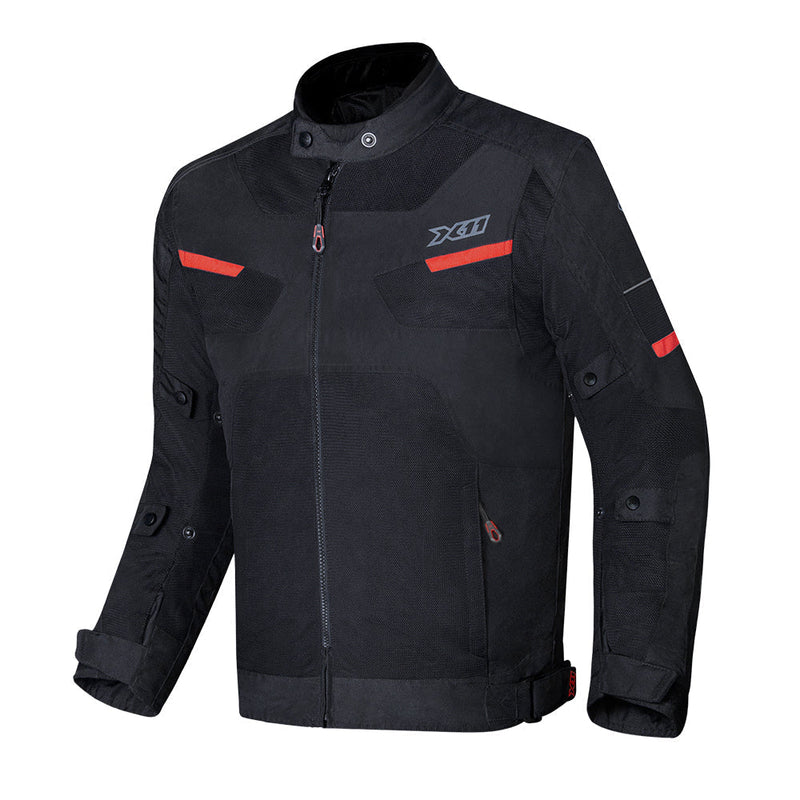 Jaqueta X11 Breeze 2 Impermeável Masculina Preto/Vermelho