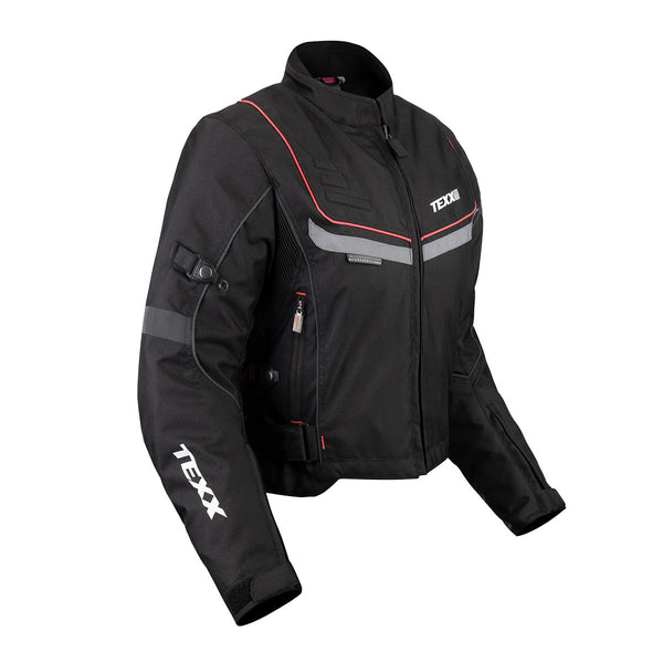 Jaqueta Feminina New Strike V2 Lady Preto/Vermelho Texx