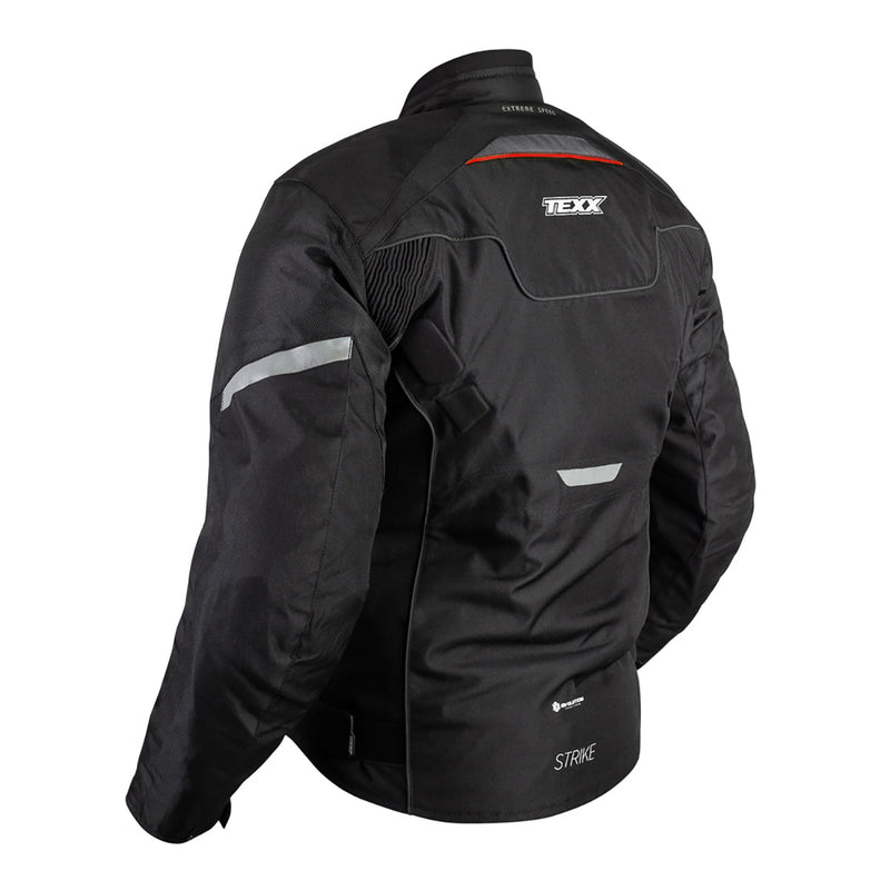 Jaqueta Masculina New Strike V2 Preto/Vermelho Texx