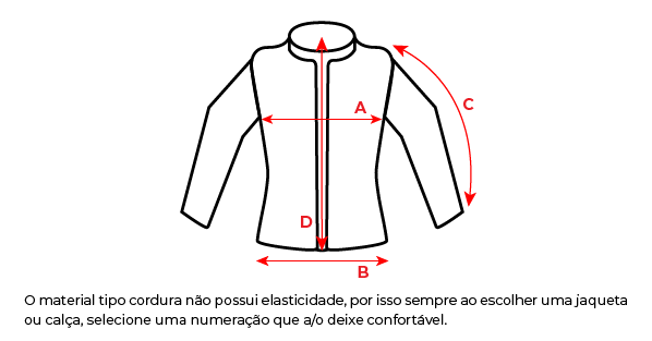Jaqueta Masculino Ronin Preto/ Vermelho Texx