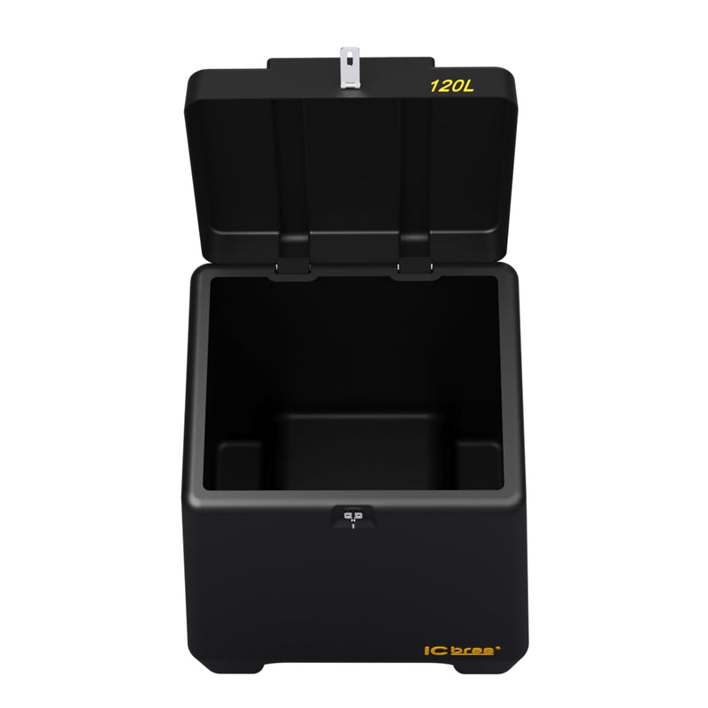 Baú para Moto Entrega Motoboy Design Alongado 120L Icbras