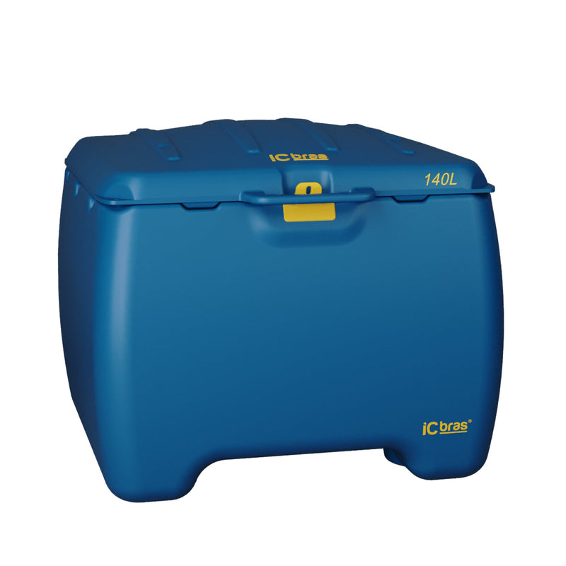 Baú para Moto Entrega Motoboy Com Tampa 140L Icbras