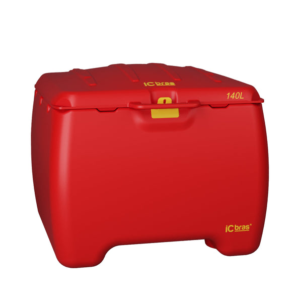 Baú para Moto Entrega Motoboy Com Tampa 140L Icbras