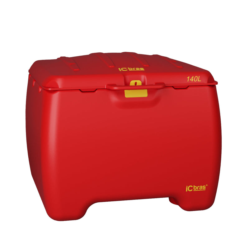 Baú para Moto Entrega Motoboy Com Tampa 140L Icbras
