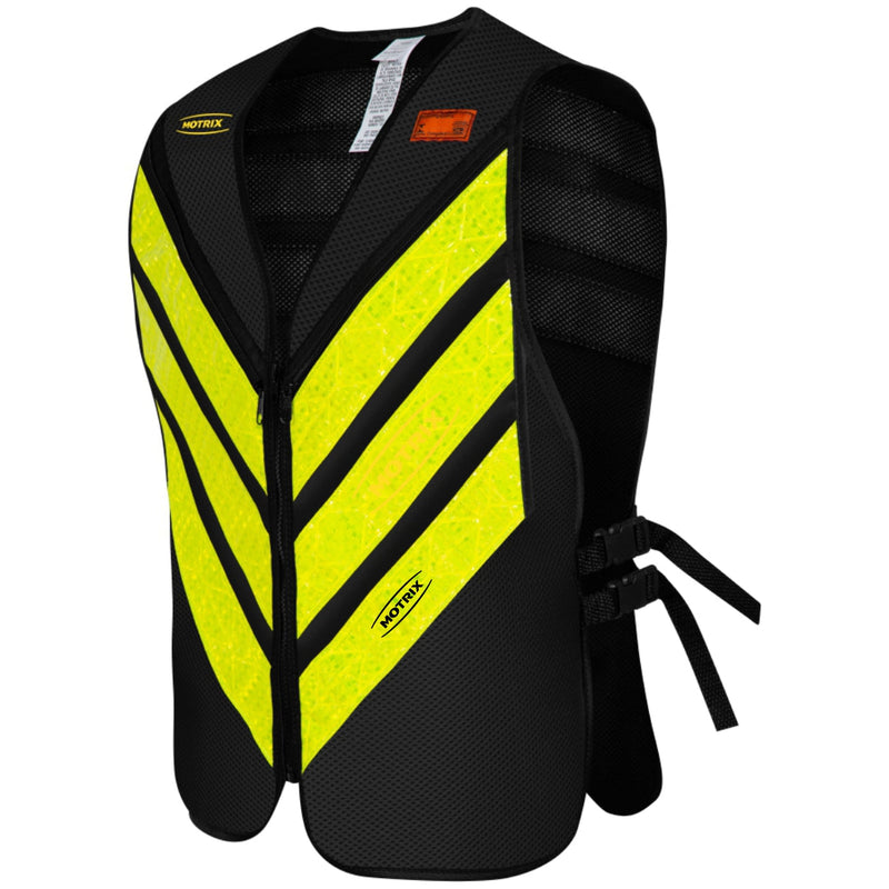 Colete Refletivo Para Motoboy c/Bolso Preto Motrix