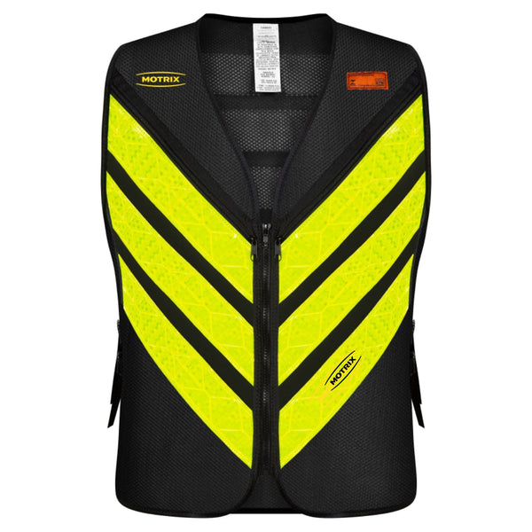 Colete Refletivo Para Motoboy c/Bolso Preto Motrix
