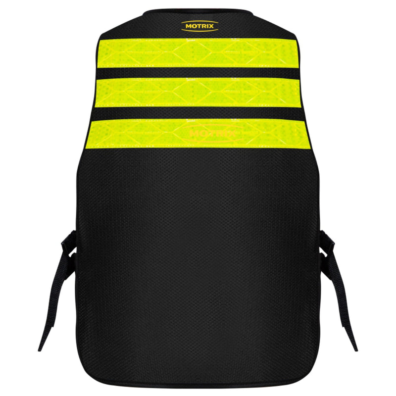 Colete Refletivo Para Motoboy c/Bolso Preto Motrix