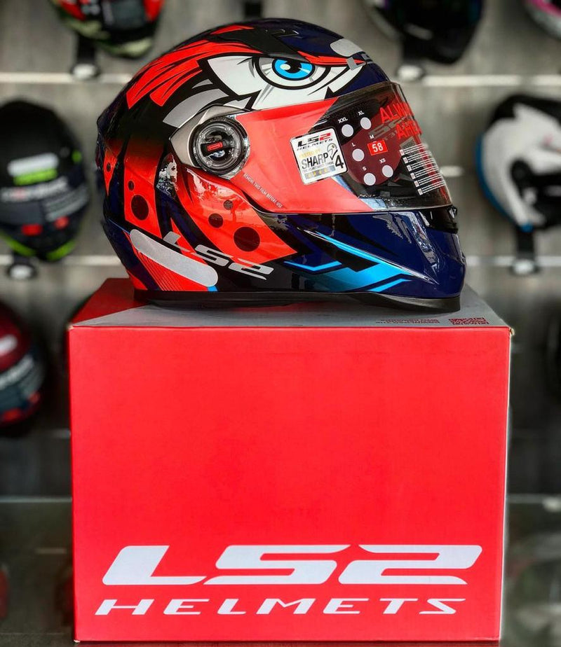 CAPACETE LS2 CLASSIC TRIBAL LARANJA