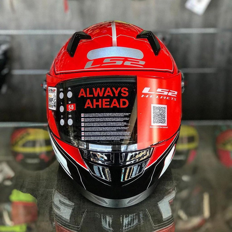 CAPACETE LS2 CLASSIC FF358 ULTRA RED