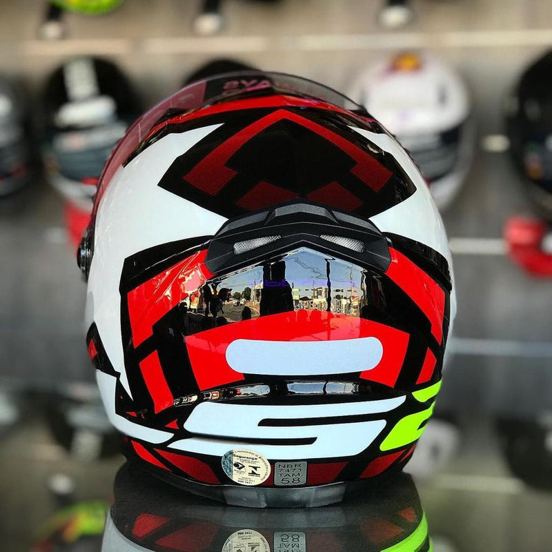 CAPACETE LS2 CLASSIC FF358 STARWAR VERMELHO