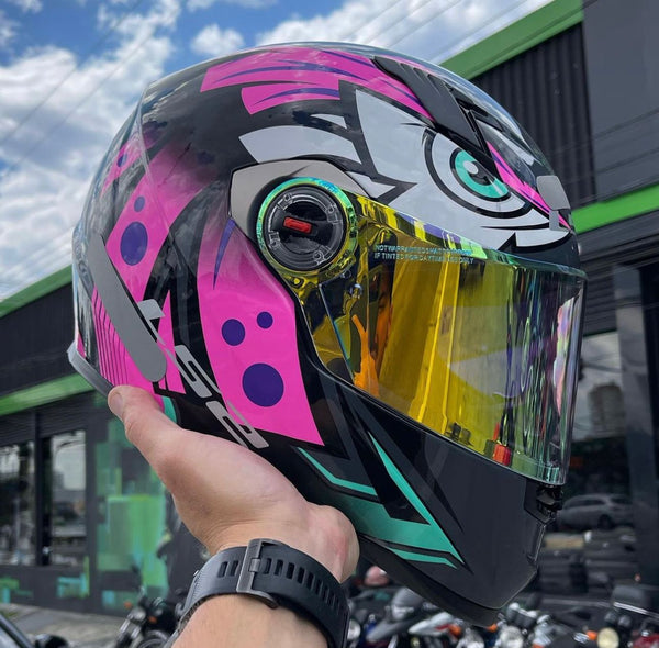 Capacete LS2 FF358 Tribal - Rosa