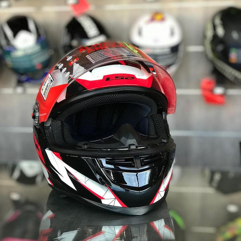 CAPACETE LS2 CLASSIC DRAZE VERMELHO