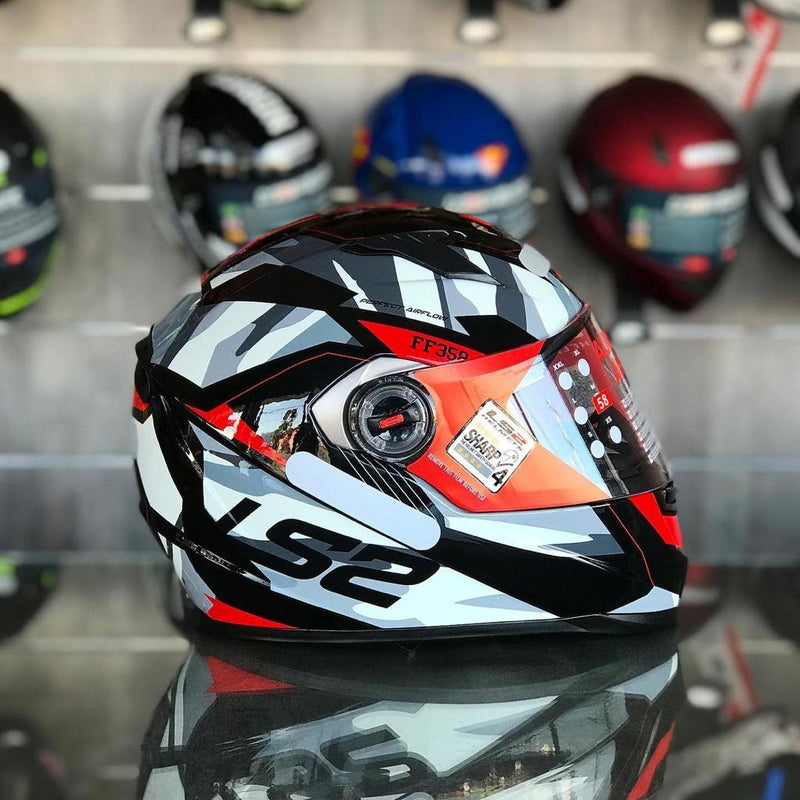 CAPACETE LS2 CLASSIC TANK VERMELHO
