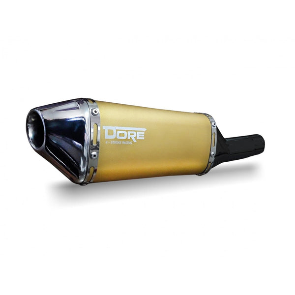 Escape / Ponteira Alumínio Dore + Curva em Inox - XRE 300