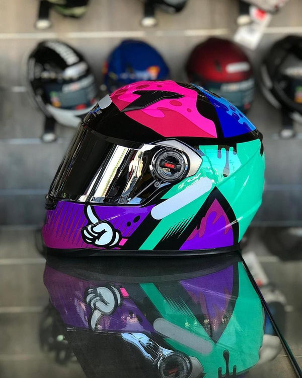 CAPACETE LS2 CLASSIC FF358 MASTERPIECE AZUL